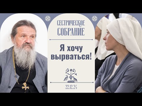 Не хочу быть пугалом! Сестрическое собрание с о. Андреем Лемешонком 22.12.2024