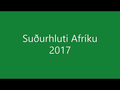 Sunnanverð Afríka 2017.