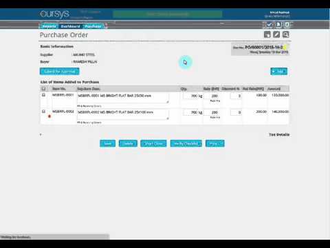 How to Short Close Item in Purchase Order