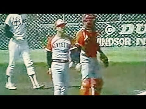 1991阪神VS近鉄オープン戦ハイライト　岡山県営球場　阪神仲田失点近鉄阿波野不安　阪神ウイン初ホームラン　阪神6連敗