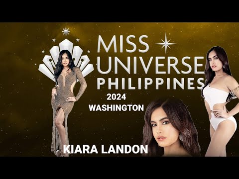 Kiara Landon Miss Universe Philippines Washington 2024  #missuniversephilippines2024 #missuniverse