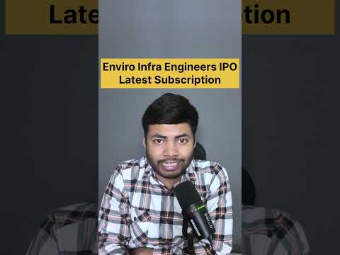 Enviro Infra Engineers IPO Subscription Status🔥 | Latest IPO GMP #ipo  #shortsfeed #ntpcgreenipo