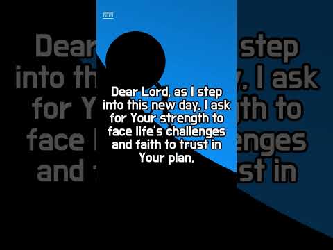 Christian Daily Morning Prayer for Strength and Faith