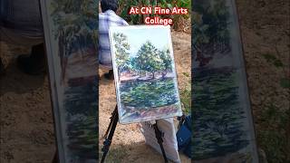 "Exploring Creativity: CN Fine Arts College Landscape Competition"