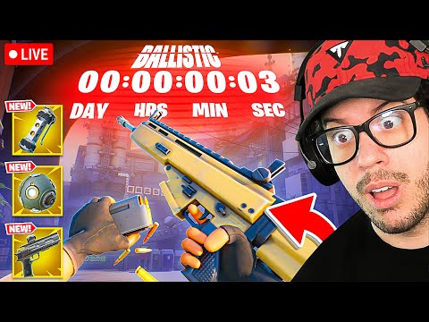 NEW FORTNITE UPDATE *BALLISTIC* FIRST PERSON COUNTDOWN!!