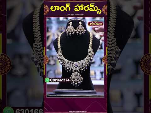 Victorian Long Harams #Shorts  | 1Gram Gold Jewellery | Ambica Fashion Jewellery