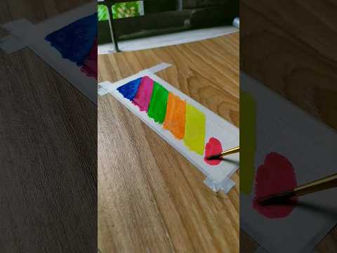 Rainbow bookmark idea #cuteideas #art #viral #shorts #art