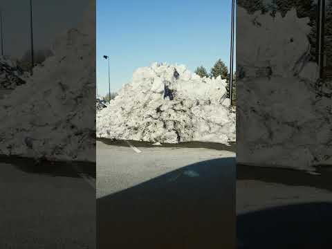 dirty snow pile #snow #reality #winter #dirty