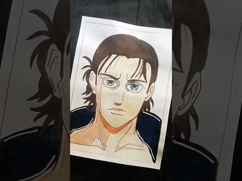 Eren Yeager Drawing  #anime  #drawing #short