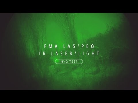 FMA LA5/PEQ UHP IR Laser/Infrared Flashlight Lens Cap [NVG Test]