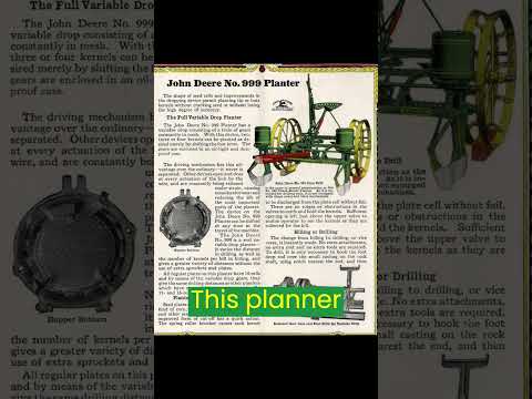 Early John Deere Corn Planters #johndeere #farmequipment #johndeeretractor