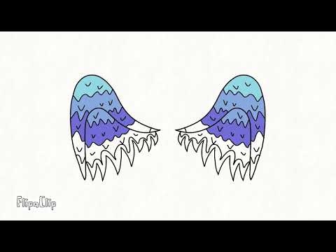 A test animation of wings // Тестовая анимация крыльев