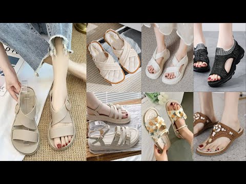 Daily Use Sandals for Women 2024//Casual Sandal Designs for Women//Flat Sandals for Ladies