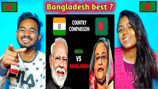 🇧🇩 Bangladeshi reaction | Bangladesh vs India Country Comparison | Country Comparison 2023 |