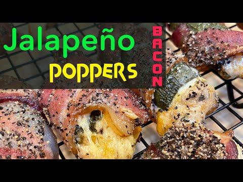 How to Make Bacon Wrapped Jalapeño Poppers BBQ