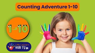 Counting Adventure 1 to 10 | Numbers 123 | Number Names |Counting for Kids | Shorts