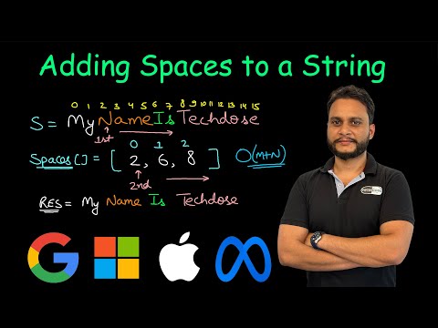 Adding Spaces to a String | Leetcode 2109