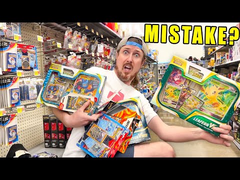 I Bought EVERYTHING on Walmart's Pokemon Card Shelf! (opening them)