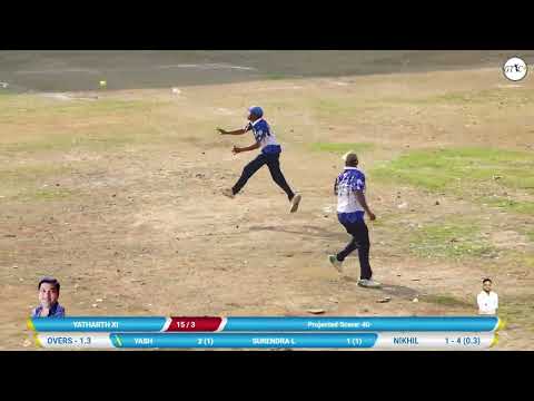 RCC vs YATHARTH XI  (RAILWAY GROUND PREMIER LEAGUE 2024 - DOMBIVALI || RGPL 2024)