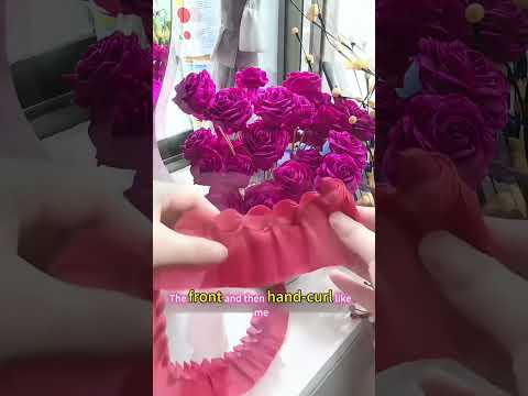 DIY paper craft flowers home decorations gift idea #foryou #tiktok #fyp #gift #craft