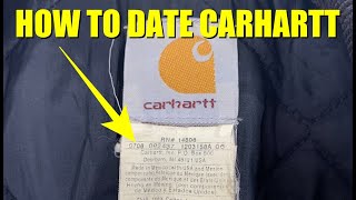 How To Identify Vintage Carhartt