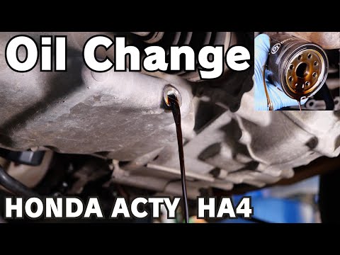 Honda Acty Oil Change Kei Truck