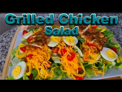 Healthy Beautiful Grilled Chicken Salad Recipe