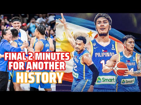 GILAS PILIPINAS VS NEW ZEALAND LAST 2 MINUTES FOR ANOTHER HISTORY