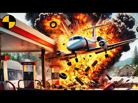 Most Epic Plane Emergency Landing #7 in BeamNG.Drive