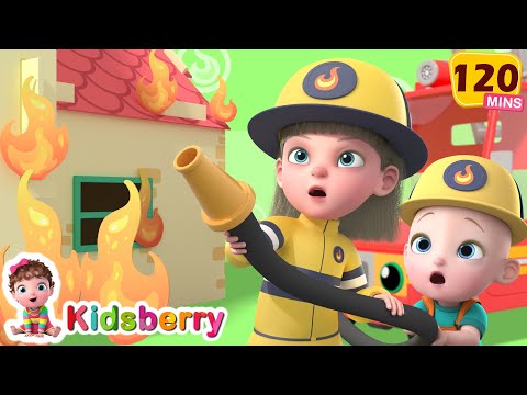 Learn Traffic Vehicle's Name + Three Little Pigs | More Nursery Rhymes & Baby Songs - Kidsberry