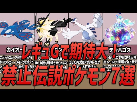 【新ルール】SVのレギュG環境における、活躍が期待される禁止伝説ポケモン7選【ポケモンSV】