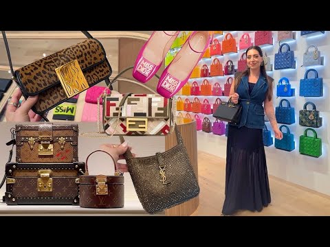 Hot New Bag Releases & Try On- Louis Vuitton, DIOR, Fendi, YSL, Gucci- London Luxury Shopping