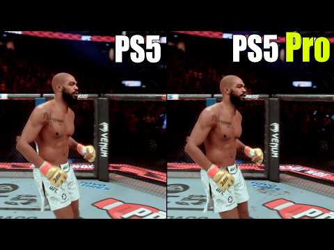 Same Thing | UFC 5 on PS5 vs PS5 Pro Comparison | Graphics, Resolution and FPS Test