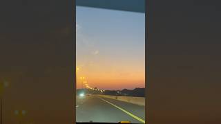 Sunset in 🇦🇪 UAE #shortsfeed #ytshorts #travel #sunsetview #shorts #shortsviral #mountainscenery