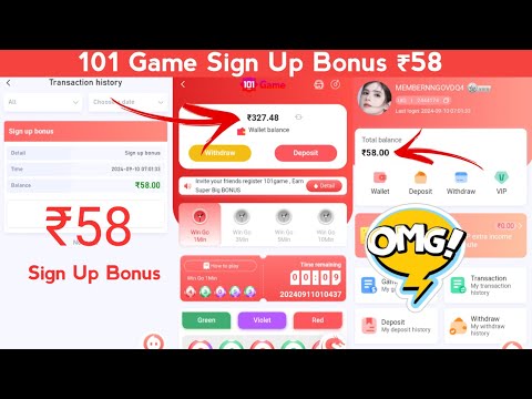 ₹50 Sign Up Bonus Colour Prediction App  🤑|| New Colour Prediction App Signup Bonus