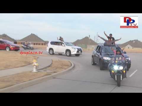 Car Rally for Chiru's Khaidi No 150 in Dallas || Khaidi#150 || Chiranjeevi || RamCharan || DSP