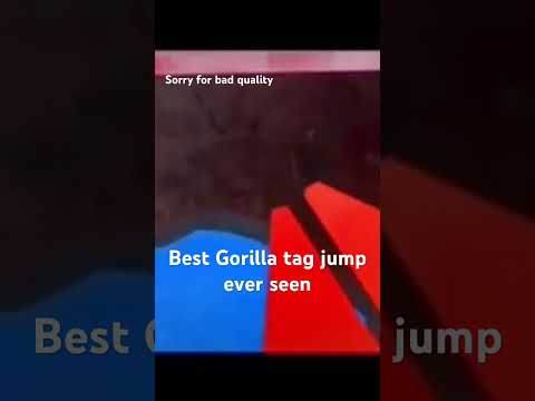 Best Gorilla tag jump you ever seen #gorillatag #shortvideo #shorts #short #gorillatagvr