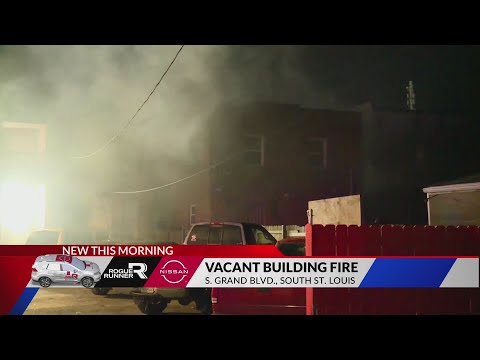 Fire damages vacant building in south St. Louis