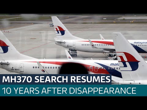 Search for flight MH370 over Indian Ocean resumes 10 years after plane disappeared | ITV News