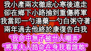 我小產兩次徹底心寒後遠走，卻在鄉下小路撿到重傷將軍，我當即一勺湯藥一勺白粥守著，兩年過去他終於康復告白我“我命中無子被世人嘲弄”“將軍夫人誥命在身我看誰敢”| #為人處世#生活經驗#情感故事#養老