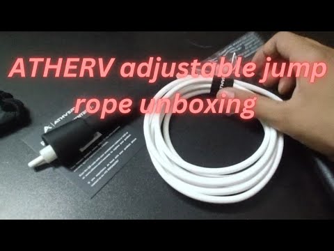 ATHERV Adjustable Jump rope Unboxing