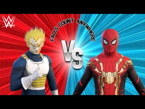 Special Featured Match | Vegeta vs Spider-Man | Falls Count Anywhere | WWE WrestleMania