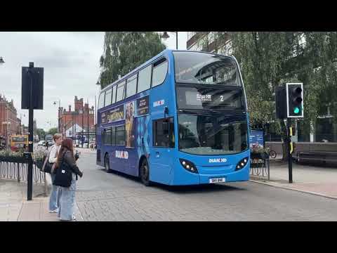 Buses at Burton-on-Trent - Tuesday 3rd September 2024