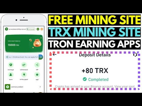 New TRX Earning Apps in 2025 | Free TRON Investment Platform | Best TRX Mining Websites