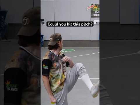 NASTIEST BLITZBALL PITCH #blitzball #sports #pitching #knuckleball #strikeout