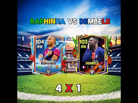 RAPHINHA vs DEMBÉLÉ☠️🔥 #eafc25 #fifa #eafc24  #eafcmobile #fifamobile #fifa #shorts