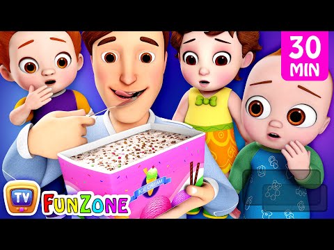 Johny Johny Yes Papa - Ice Cream Song + More ChuChu TV Funzone Nursery Rhymes & Toddler Videos