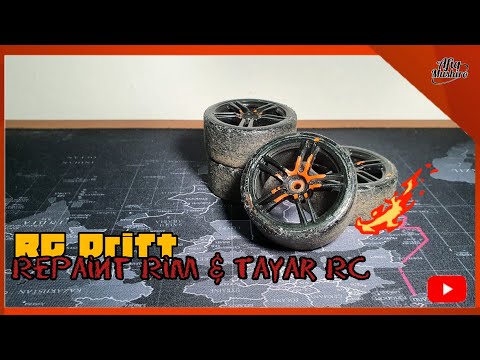 RC Drift | Repaint Rim & Tayar Drift | HSP Flying Fish