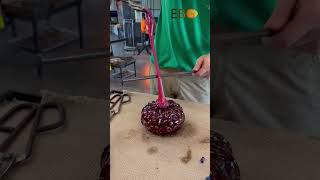 Mesmerizing Glass art #art #glassblowing #glass #cool #satisfying #asmr #fall #pumpkin #decor