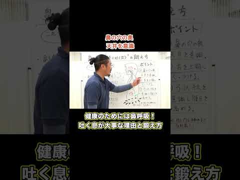 呼吸の基本は鼻呼吸！特に吐く息が大事な理由と鍛え方 ＃鼻呼吸＃呼吸＃吐く息＃病気予防＃整体＃健美サロン渡部 #shorts